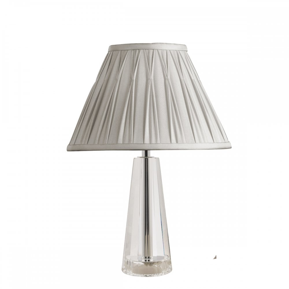 Blake Cut Glass Crystal Obelisk Table Lamp Base In Chrome 25 cm LA3534520-Q