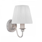 Ellis Wall Light In Satin Grey With Shade LA3724953-Q