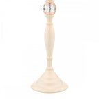 Ellis Spindle Table Lamp In Satin Cream With Shade LA3567334-Q