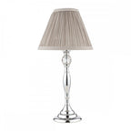 Ellis Spindle Table Lamp In Polished Chrome With Shades LA3724959-Q