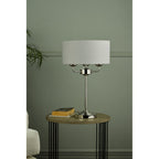 Sorrento 3 Light Table Lamp In Antique Brass With Ivory Shade LA3655967-Q