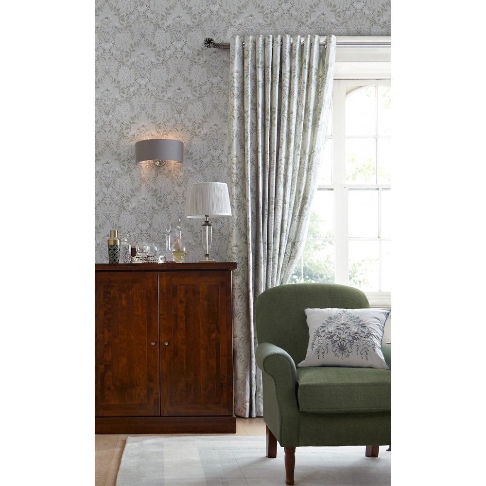 Sorrento 2 Light Wall Light In Polished Nickel With Charcoal Shade LA3727711-Q