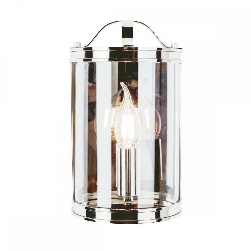 Harrington Vintage Wall Lantern In Polished Nickel Finish LA3732114-Q