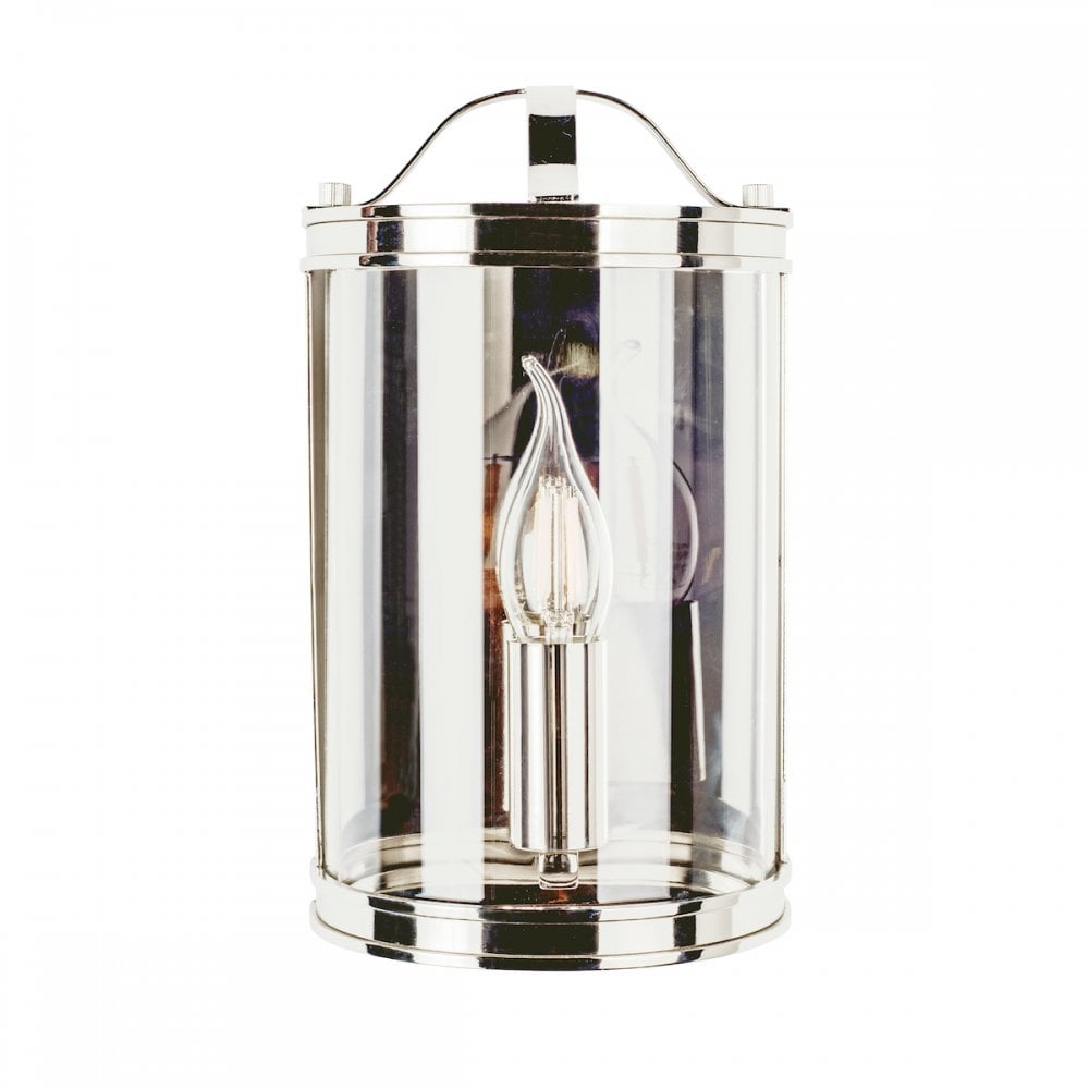 Harrington Vintage Wall Lantern In Polished Nickel Finish LA3732114-Q