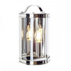 Harrington Vintage Wall Lantern In Polished Nickel Finish LA3732114-Q