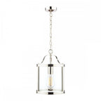 Harrington Vintage 1 Light Ceiling Lantern In Polished Nickel Finish LA3742247-Q