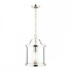 Harrington Vintage 1 Light Ceiling Lantern In Polished Nickel Finish LA3742247-Q