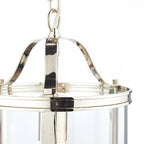 Harrington Vintage 1 Light Ceiling Lantern In Polished Nickel Finish LA3742247-Q