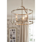 Harrington Polished Nickel 3 Light Lantern Ceiling Light LA3713744-Q