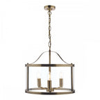 Harrington Vintage 3 Light Ceiling Lantern In Antique Brass Finish LA3734640-Q