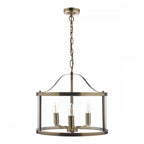 Harrington Vintage 3 Light Ceiling Lantern In Antique Brass Finish LA3734640-Q