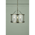 Harrington Vintage 3 Light Ceiling Lantern In Antique Brass Finish LA3734640-Q
