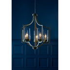 Joseph Vintage 5 Light Ceiling Chandelier In Antique Brass Finish LA3713708-Q