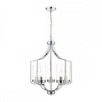 Joseph Vintage 5 Light Ceiling Chandelier In Polished Chrome Finish LA3732578-Q