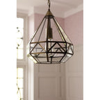 Zaria Vintage 1 Light Ceiling Lantern In Antique Brass Finish LA3650506-Q