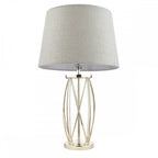 Beckworth Vintage 1 Light Small Table Lamp Base Only In Polished Nickel Finish LA3725834-Q