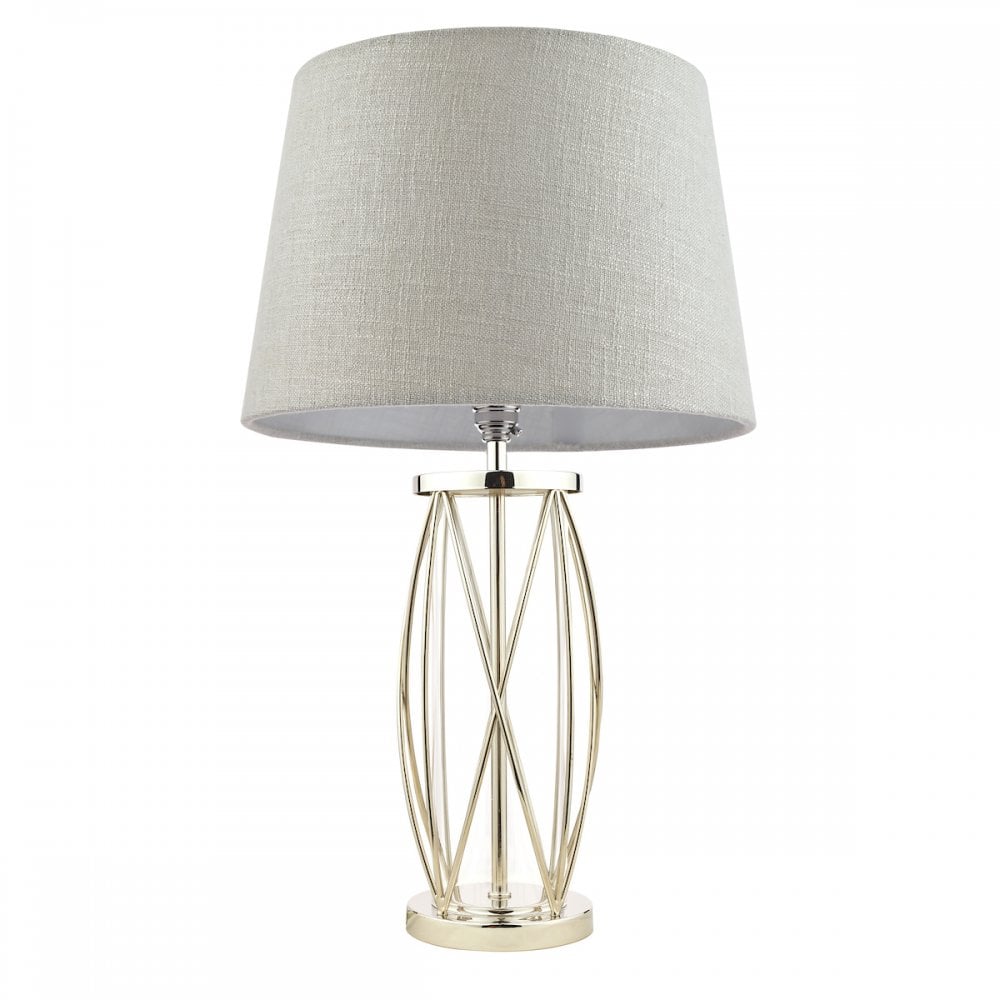 Beckworth Vintage 1 Light Small Table Lamp Base Only In Polished Nickel Finish LA3725834-Q