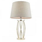 Beckworth Vintage 1 Light Small Table Lamp Base Only In Polished Nickel Finish LA3725834-Q
