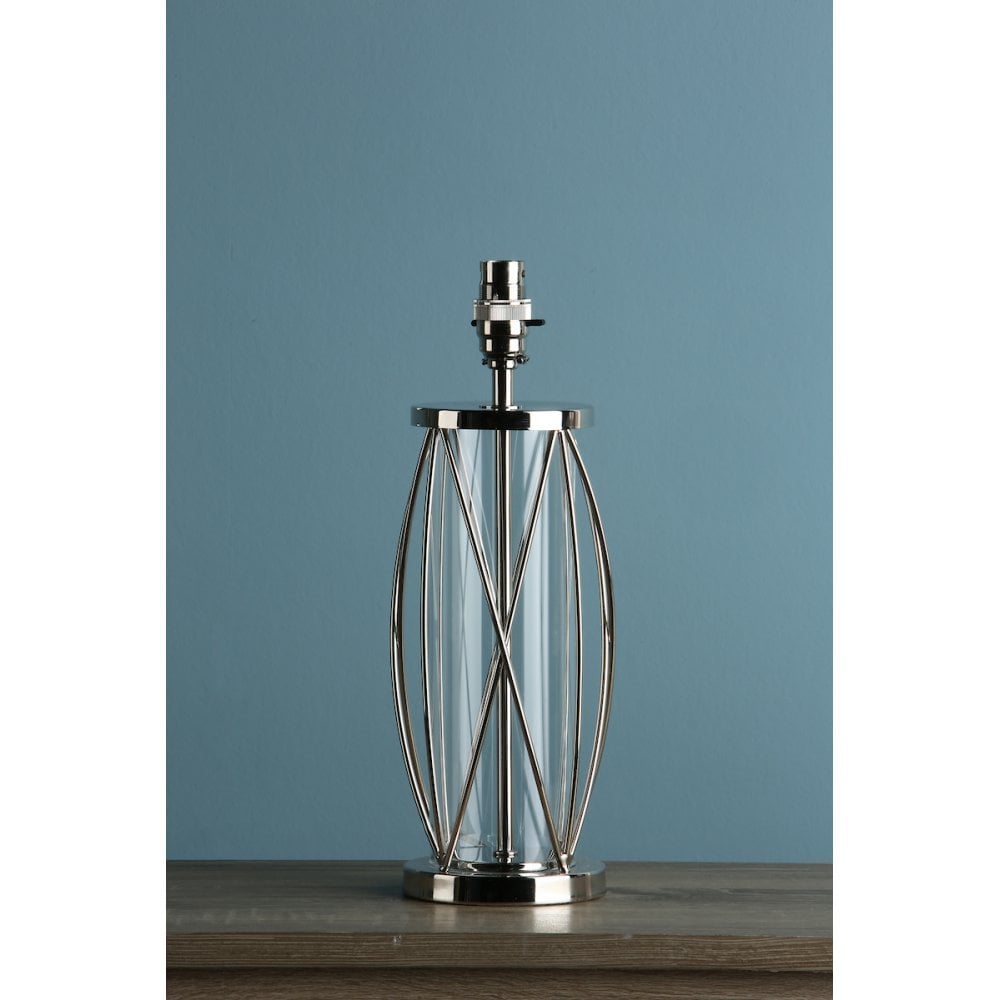 Beckworth Vintage 1 Light Small Table Lamp Base Only In Polished Nickel Finish LA3725834-Q
