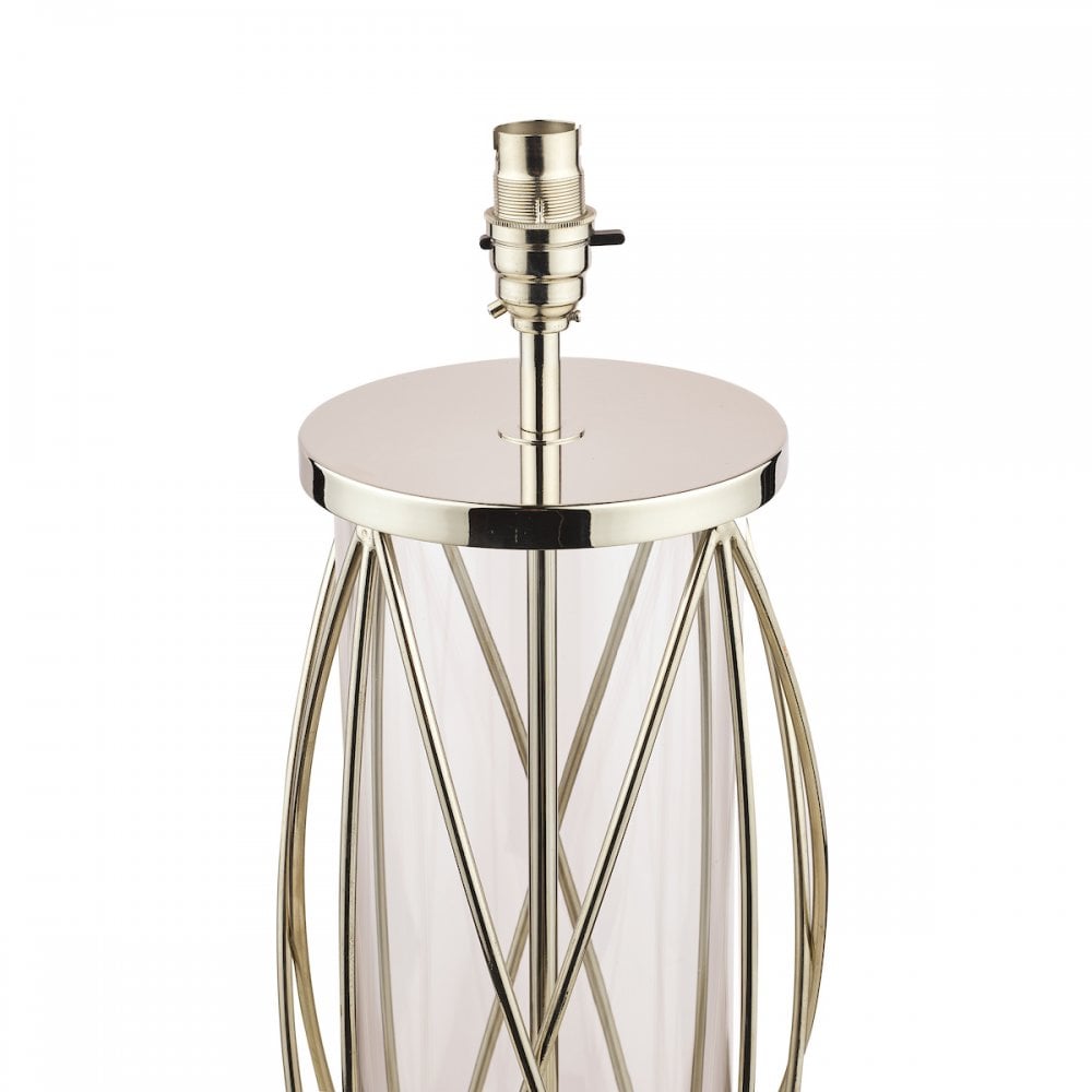 Beckworth Vintage 1 Light Large Table Lamp Base Only In Polished Nickel LA3688858-Q