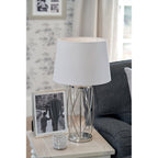 Beckworth Vintage 1 Light Large Table Lamp Base Only In Polished Nickel LA3688858-Q