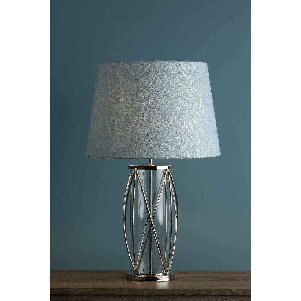Beckworth Vintage 1 Light Large Table Lamp Base Only In Polished Nickel LA3688858-Q