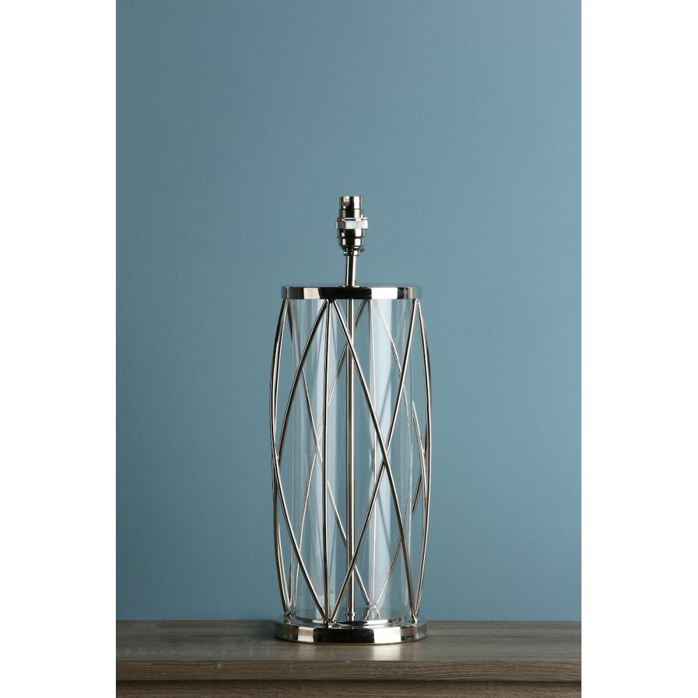 Beckworth Vintage 1 Light Large Table Lamp Base Only In Polished Nickel LA3688858-Q