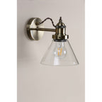 Isaac Vintage 1 Light Wall Light In Antique Brass Finish LA3727742-Q