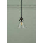 Isaac Vintage 1 Light Ceiling Pendant Light In Industrial Nickel Finish LA3742245-Q