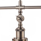 Isaac Vintage 3 Light Ceiling Bar Pendant Light In Satin Nickel Finish LA3650343-Q