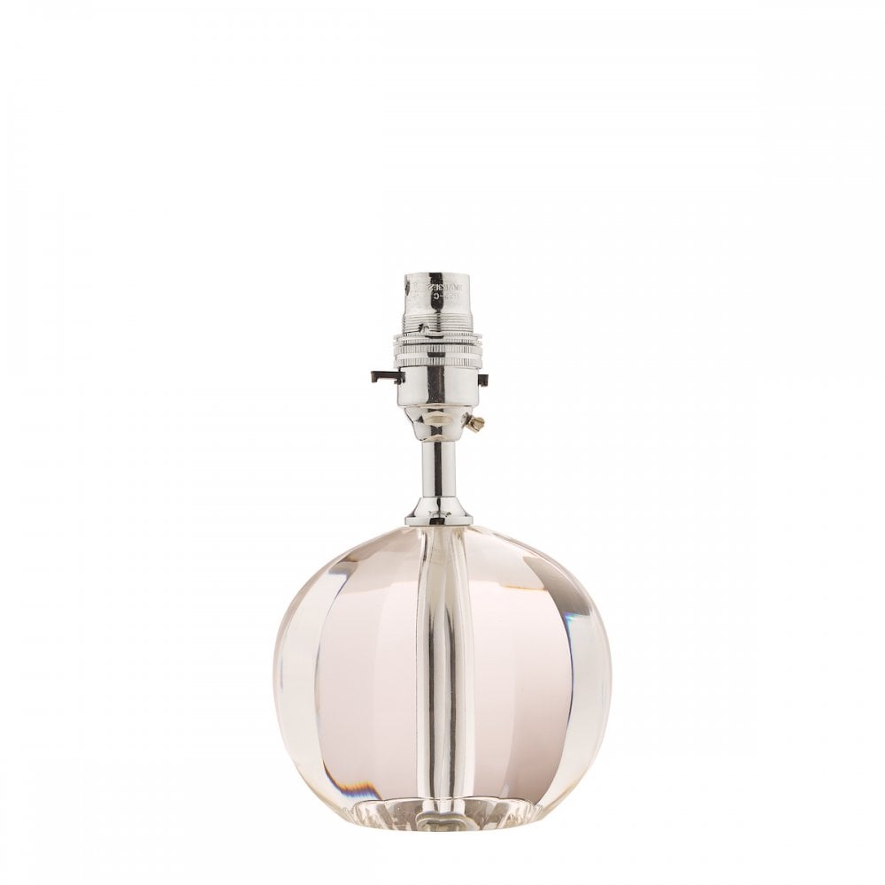 Lydia Small Faceted Crystal Glass Globe Table Lamp Base LA3586307-Q