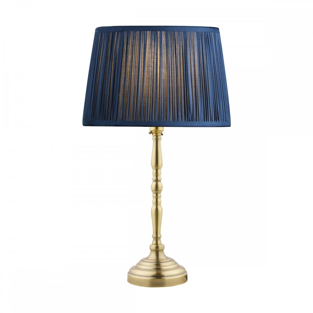 Corey Classic Candlestick Table Lamp Base In Antique Brass LA3569671-Q