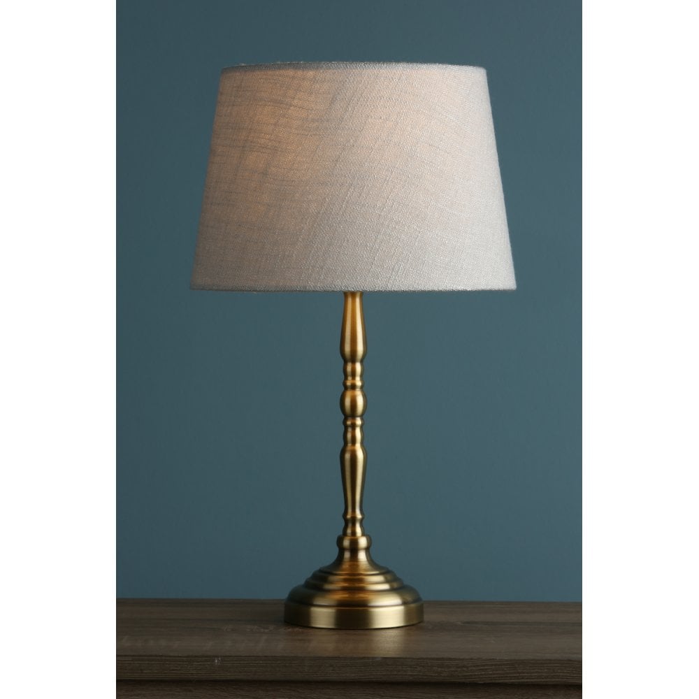 Corey Classic Candlestick Table Lamp Base In Antique Brass LA3569671-Q