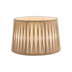 Pleated 14" Empire Shade In Natural Finish LA3734635-Q