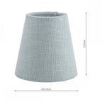 Bacall 5" Candle Clip Shade In Blue Finish LA3730037-Q