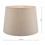 Bacall 8" Shade In Silver Finish LA3730044-Q