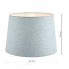 Bacall 12" Shade In Blue Finish LA3726072-Q