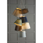 Bacall 16" Shade In Blue Finish LA3730036-Q