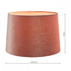 Velvet 10" Empire Shade In Pink Finish LA3744105-Q