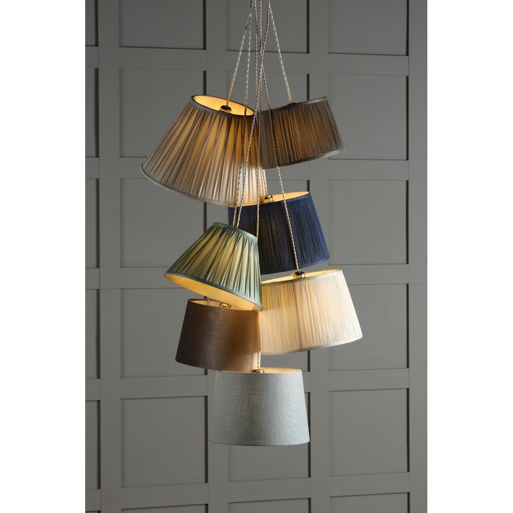 Hemsley 10'' Pleated Shade In Grey LA3713802-Q