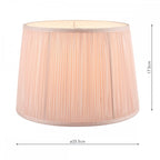 Hemsley 10'' Pleated Shade In Blush Pink LA3703519-Q