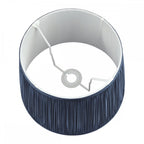 Hemsley 12'' Pleated Shade In Midnight Blue LA3712377-Q