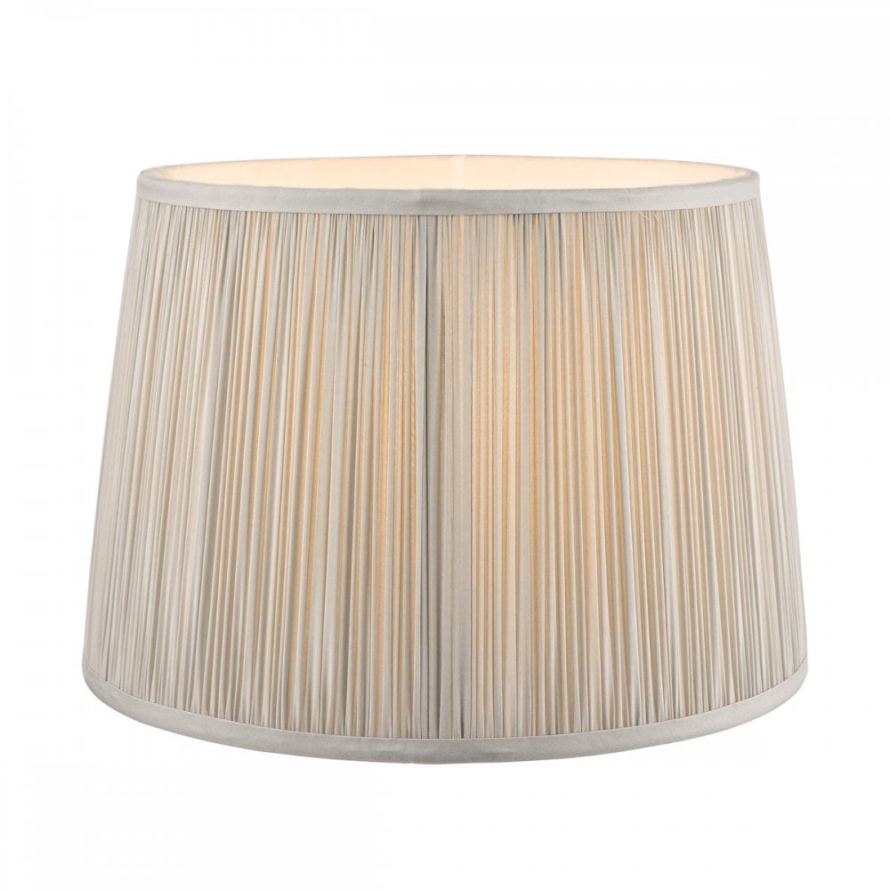 Hemsley Pleated Shade Silver 12'' LA3724679-Q