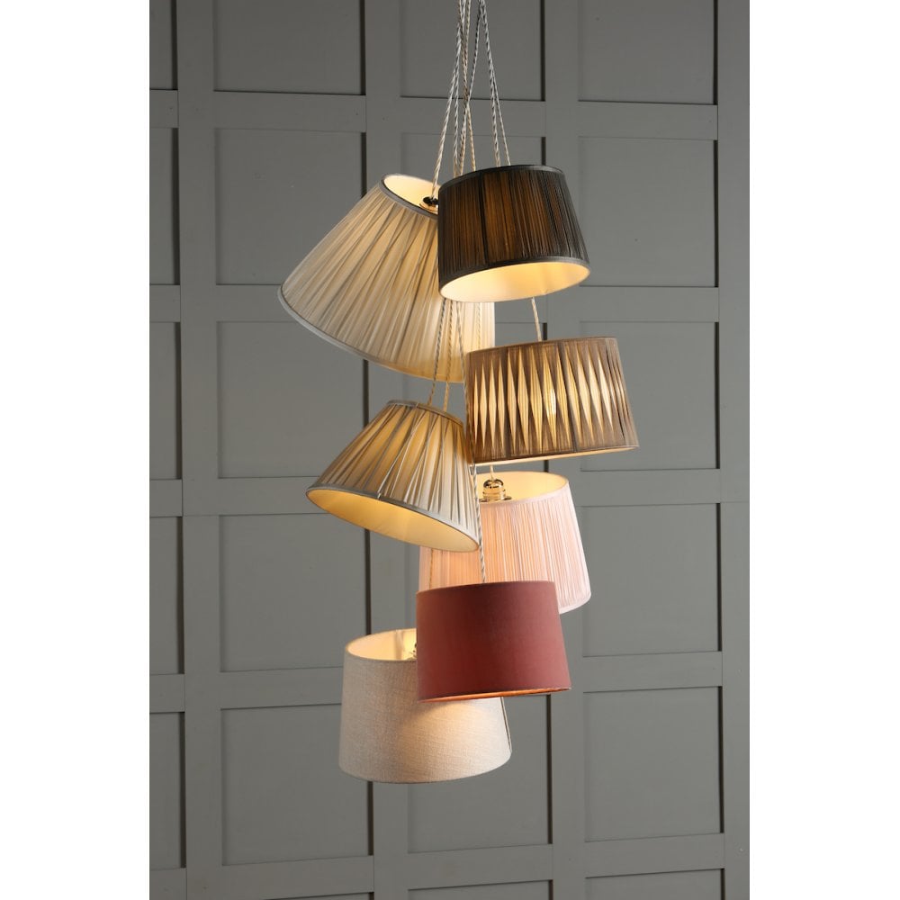 Fenn 8" White Silk Empire Shade LA3677438-Q