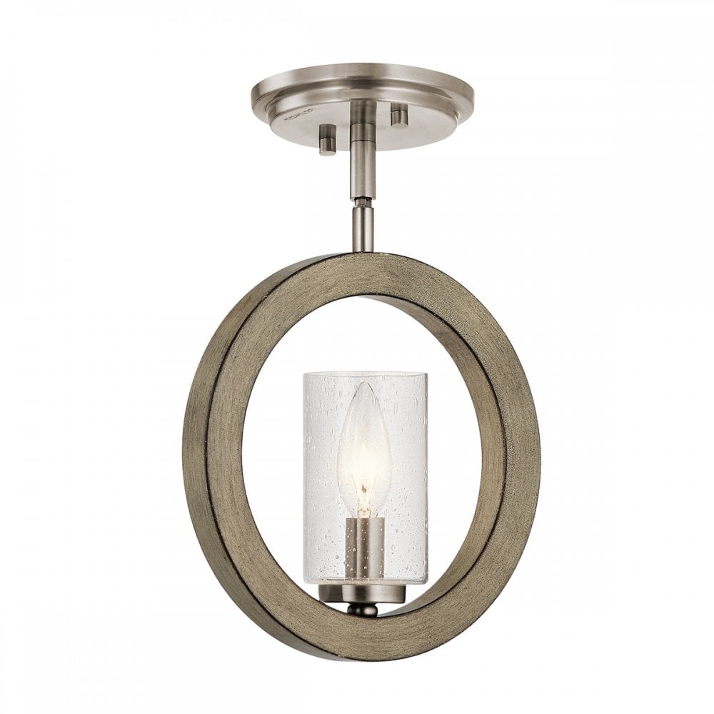 Grand Bank Convertible Ceiling Or Wall Light In Distressed Antique Grey KL-GRAND-BANK1