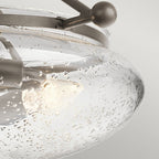 Belle Classic 3 Light Semi Flush Ceiling Light In Olde Bronze QN-BELLE-SF-OZ