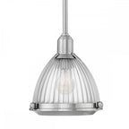 Elroy Vintage Ceiling Pendant Light In Brushed Nickel Finish QN-ELROY-BN