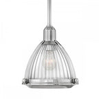 Elroy Vintage Ceiling Pendant Light In Polished Nickel Finish QN-ELROY-PN