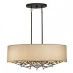 Taiko 5 Light Isle Ceiling Pendant Light In Old Bronze Finish TAIKO5-ISLE