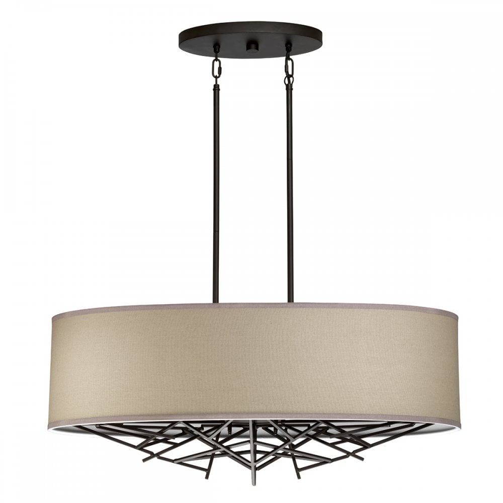 Taiko 5 Light Isle Ceiling Pendant Light In Old Bronze Finish TAIKO5-ISLE
